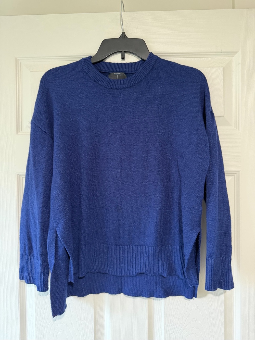 Tahari Royal Blue Crewneck Sweater
